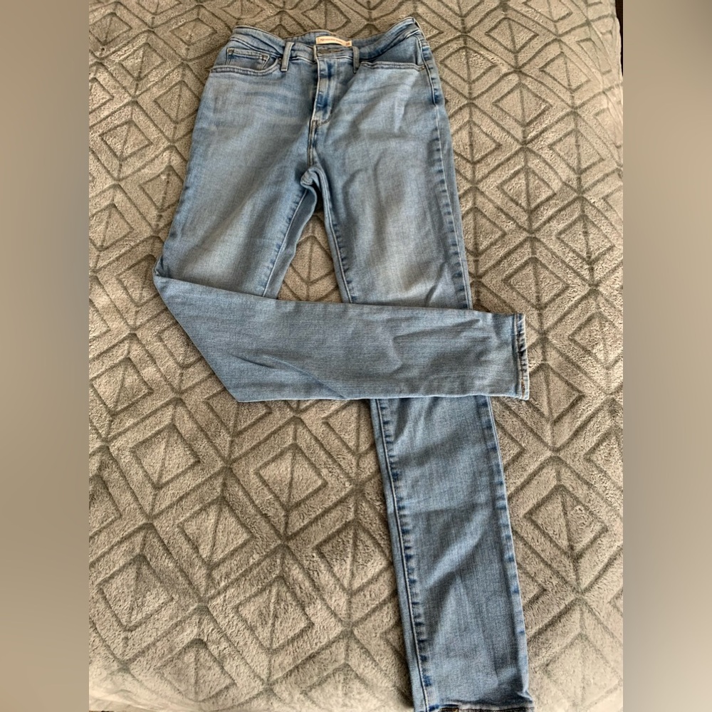 Levis 721 high rise skinny denim jean